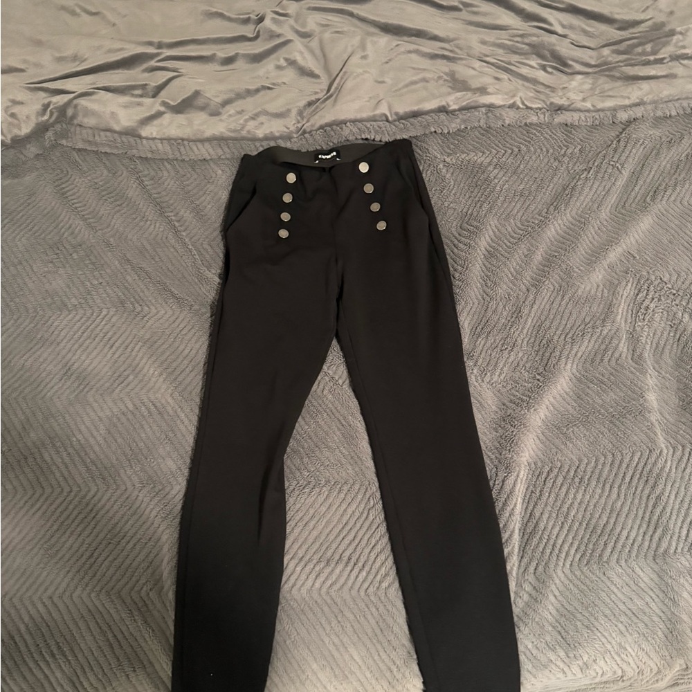 Express Black Straight Leg Pants